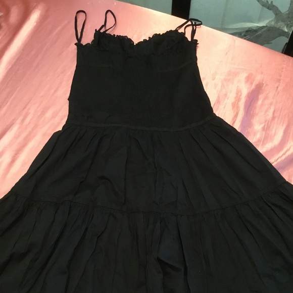 BCBGMAXAZRIA Black Cotton Dress Size XS - Picture 4 of 7